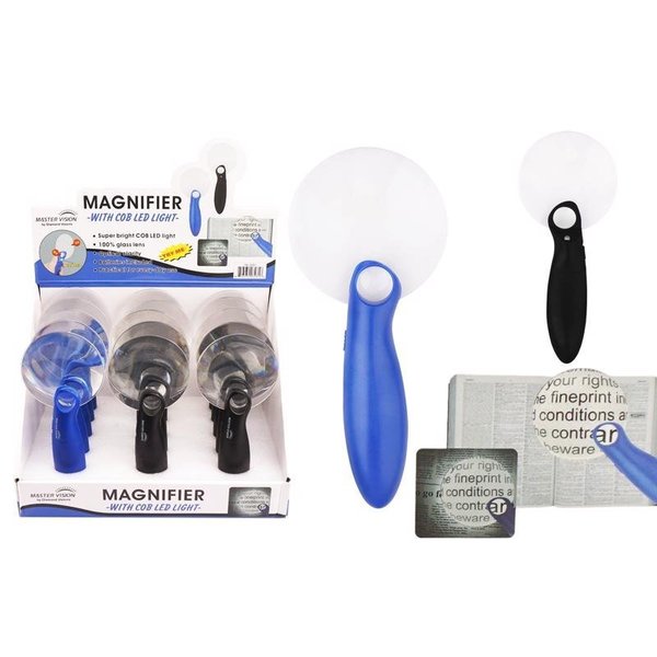 Diamond Visions Diamond Visions Master Vision Round 8 Times LED Magnifying Glass 08-3281